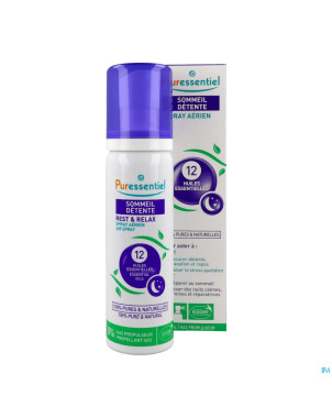 Puressentiel sommeil detente spray 12 hle ess 75ml