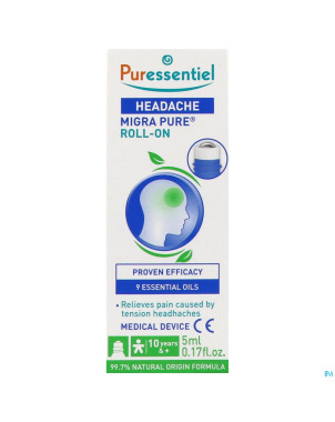 Puressentiel roller maux tete 9 hle ess    5ml