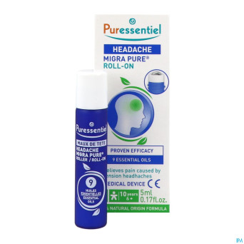 Puressentiel roller maux tete 9 hle ess    5ml