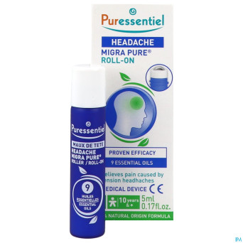 Puressentiel roller maux tete 9 hle ess    5ml