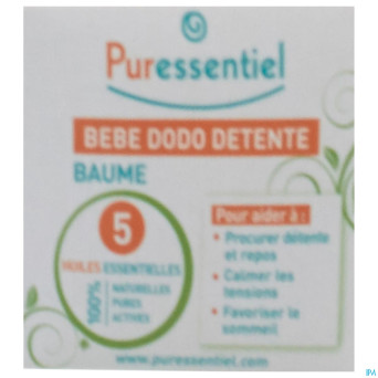 Puressentiel sommeil baume bebe 5 hle ess    50ml