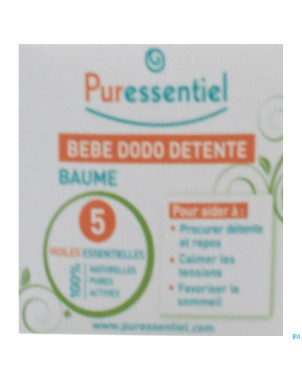 Puressentiel sommeil baume bebe 5 hle ess    50ml