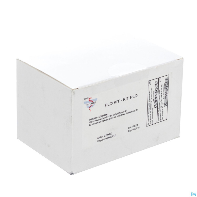 Fagron plo kit pluronic lecithine organogel 200g