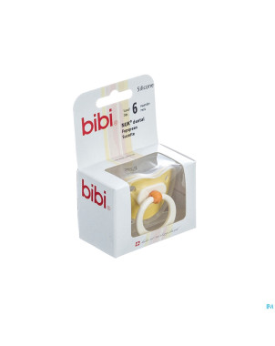 Bibi sucette uni color yellow 6mois