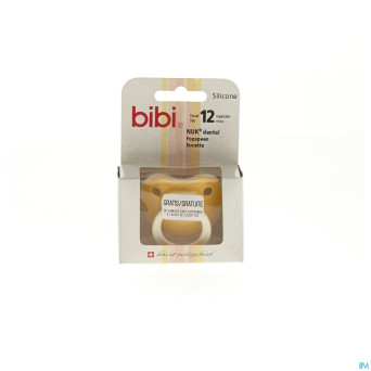 Bibi sucette uni color yellow 12mois