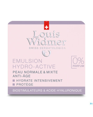 Widmer jour emulsion hydro-active n/parf pot 50ml