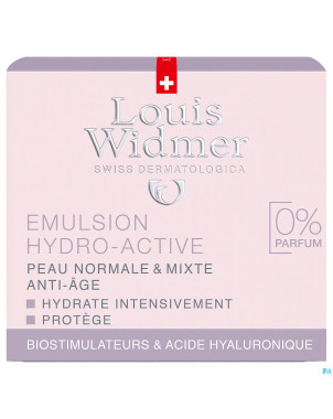 Widmer jour emulsion hydro-active n/parf pot 50ml