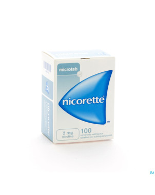 Nicorette microtab 2mg comp sublinguaux 100