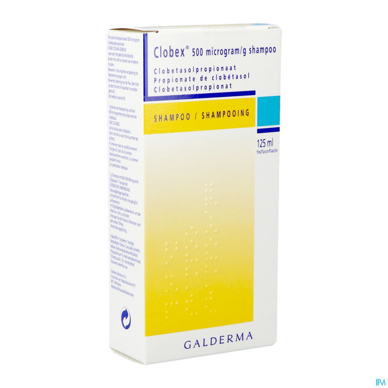 Clobex 500 ug/g shampoo fl 125 ml