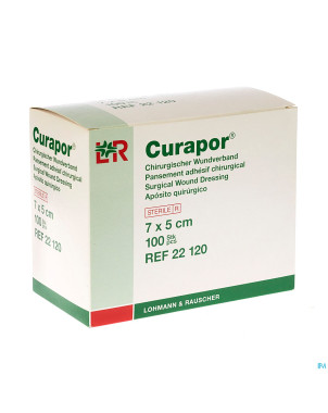 Curapor pans adh steril    7cmx 5cm 100 22120