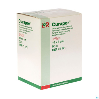 Curapor pans adh steril    8cmx10cm  50 22121