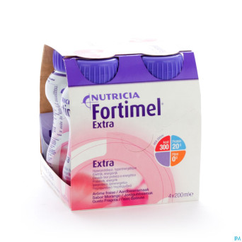 Fortimel extra fraise    4x200ml cfr 3248952
