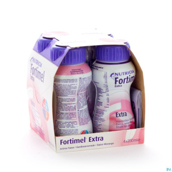 Fortimel extra fraise    4x200ml cfr 3248952
