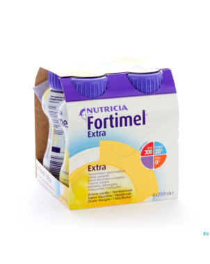 Fortimel extra vanille    4x200ml cfr 3248960