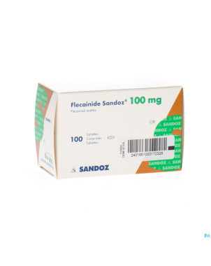 Flecainide sandoz 100mg tabl 100 x 100 mg