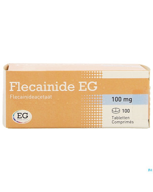 Flecainide eg 100mg  comp 100x100mg