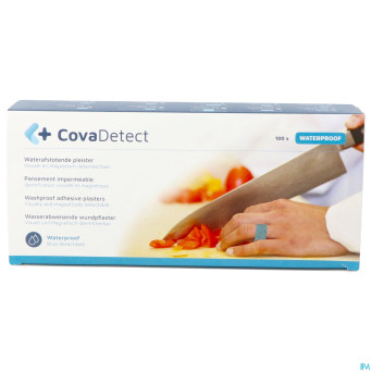 Cova pans bleu detectable   2x18cm wtp  100 20180w