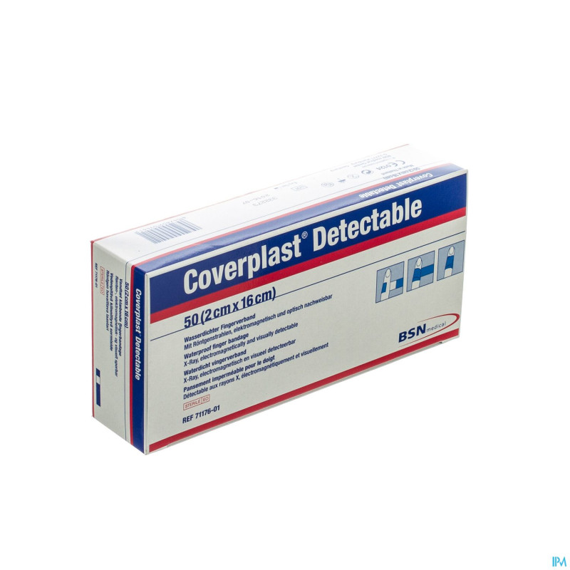 Coverplast detectable pansement 16x2cm  50 7117601