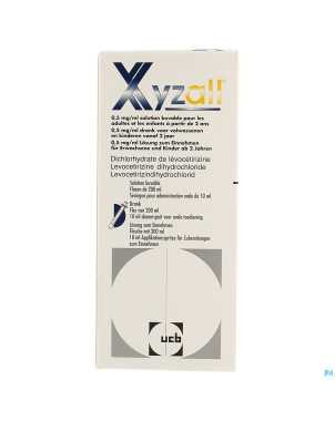 Xyzall sol buv fl 200 ml