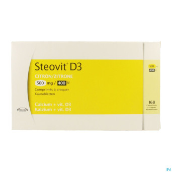 Steovit d3  500mg/400ui comp 168