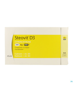 Steovit d3  500mg/400ui comp 168