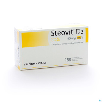Steovit d3  500mg/400ui comp 168