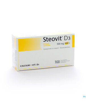 Steovit d3  500mg/400ui comp 168