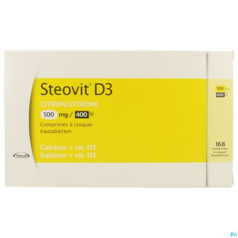 Steovit d3  500mg/400ui comp 168