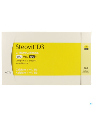 Steovit d3  500mg/400ui comp 168