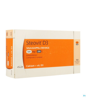 Steovit d3  500mg/200ui comp 168