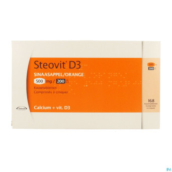 Steovit d3  500mg/200ui comp 168