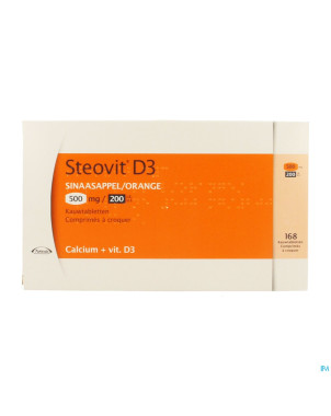 Steovit d3  500mg/200ui comp 168