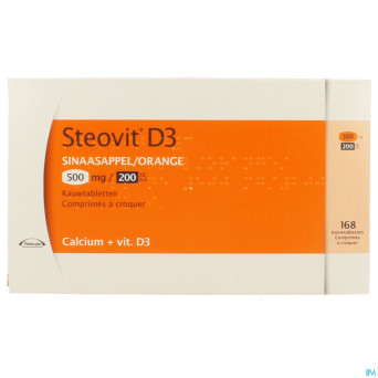 Steovit d3  500mg/200ui comp 168