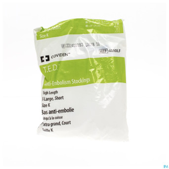 Ted bas cuisse 4010lf xl court blanc