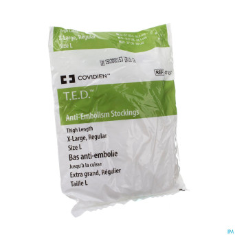 Ted bas cuisse 4114lf xl regular blanc