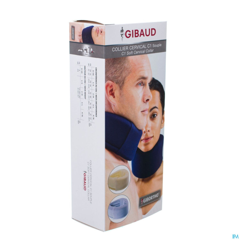 Gibortho coll.cerv.c1 sple h    8,5cm gris  m 6482