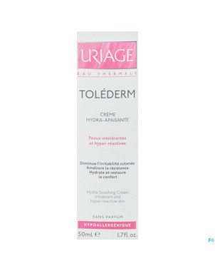 Uriage tolederm cr hydra apaisante fl pompe 50ml
