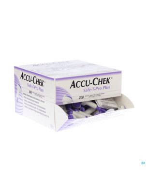 Accu chek safe t pro plus steril jetable 200