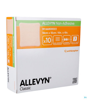 Allevyn non adh pans hydrocel. 10x10cm 10 66800022
