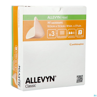 Allevyn heel hydrocel.   3 66000695