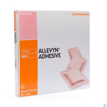 Allevyn adh pans hydrocel. 12,5x12,5cm  3 66000349