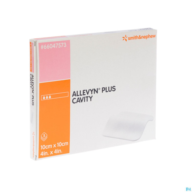 Allevyn plus cavity hydrocel.  10x10cm  5 66047573