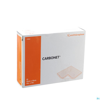 Carbonet pans anti odeur    10x10cm 10 7064