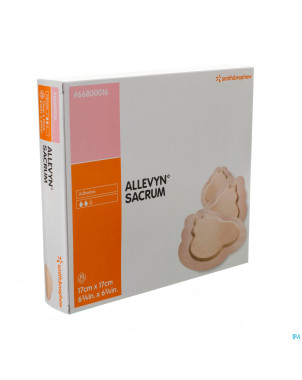 Allevyn sacrum pans hydrocel.    17cm 10 66800016