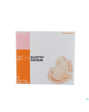Allevyn sacrum pans hydrocel.    17cm  3 66000694