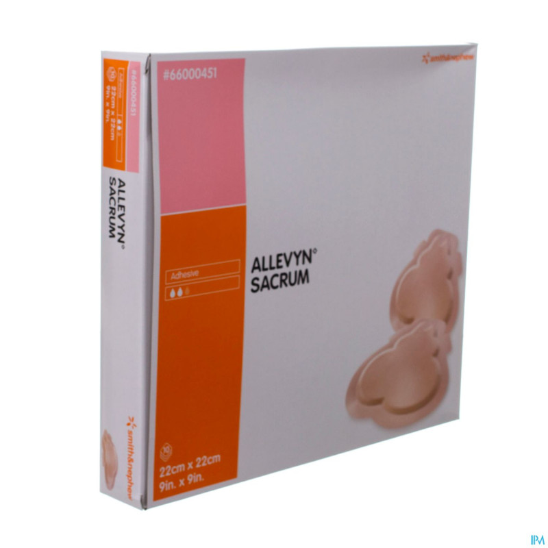Allevyn sacrum pans hydrocel.    22cm 10 66000451