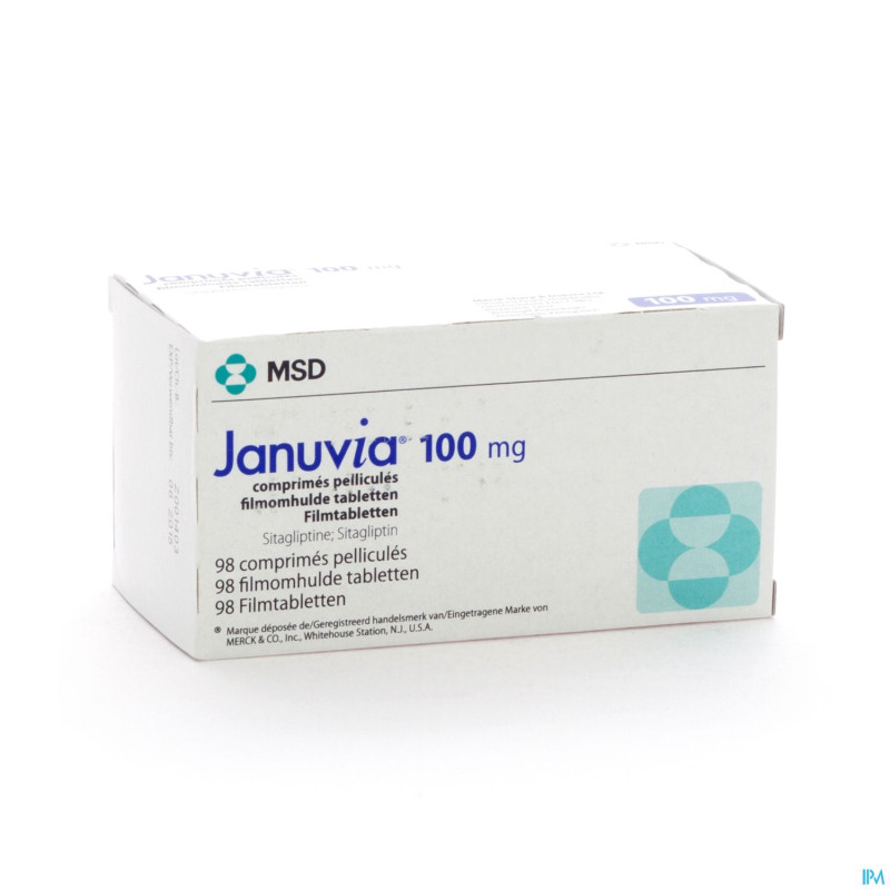 Januvia 100 mg comp pell 98 x 100 mg