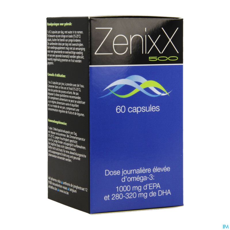Zenixx 500    caps  60x 500mg