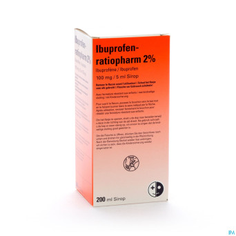Ibuprofen teva 2% sir 200 ml