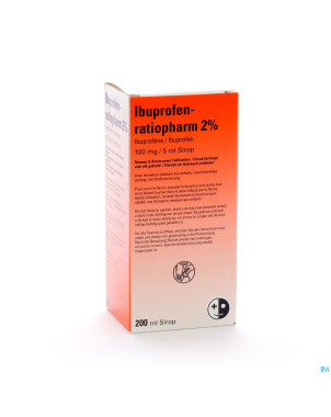 Ibuprofen teva 2% sir 200 ml